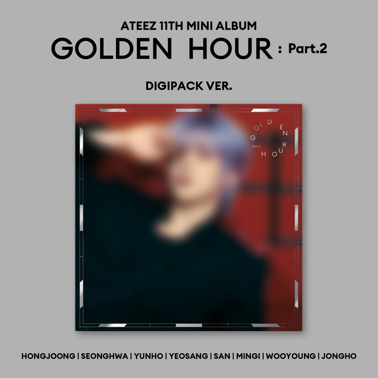 ATEEZ 11TH MINI ALBUM 'GOLDEN HOUR : PART.2' (DIGIPACK) YUNHO VERSION COVER