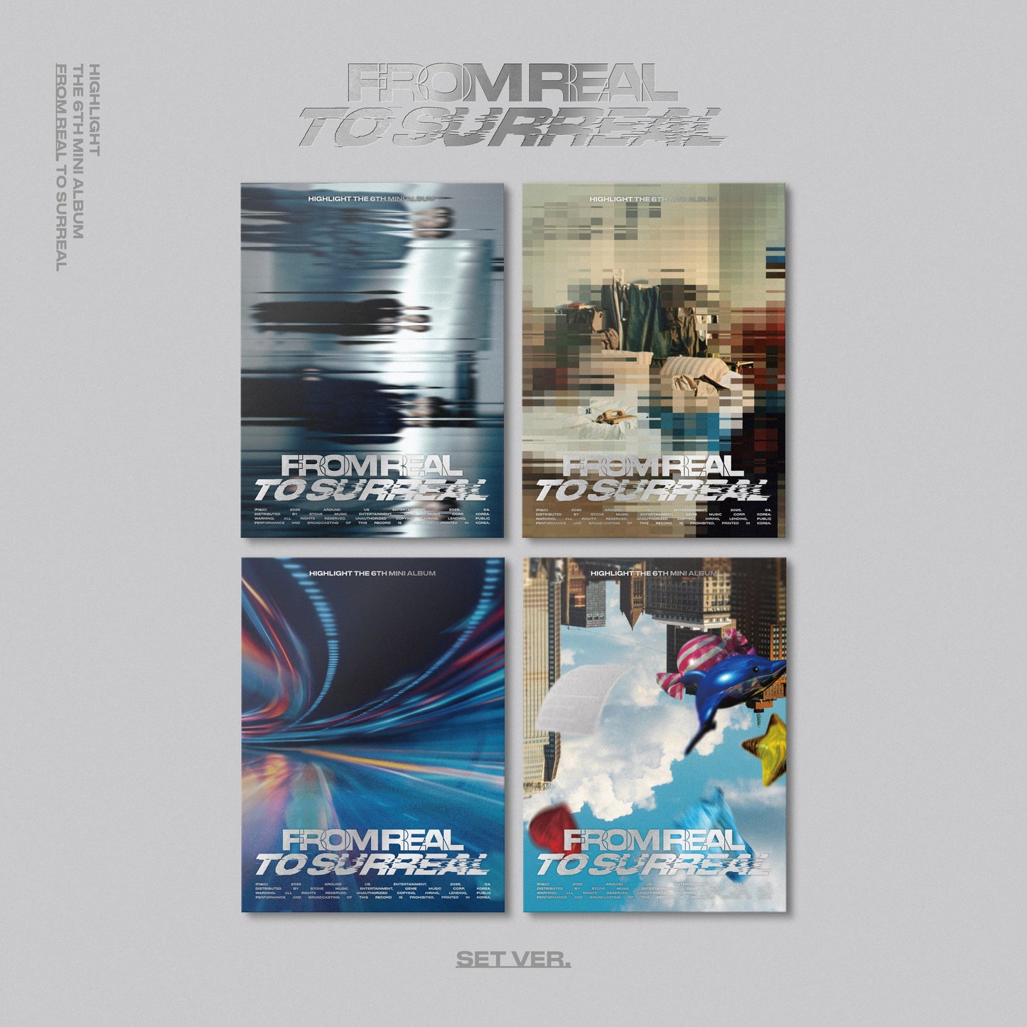 HIGHLIGHT 6TH MINI ALBUM 'FROM REAL TO SURREAL' COVER