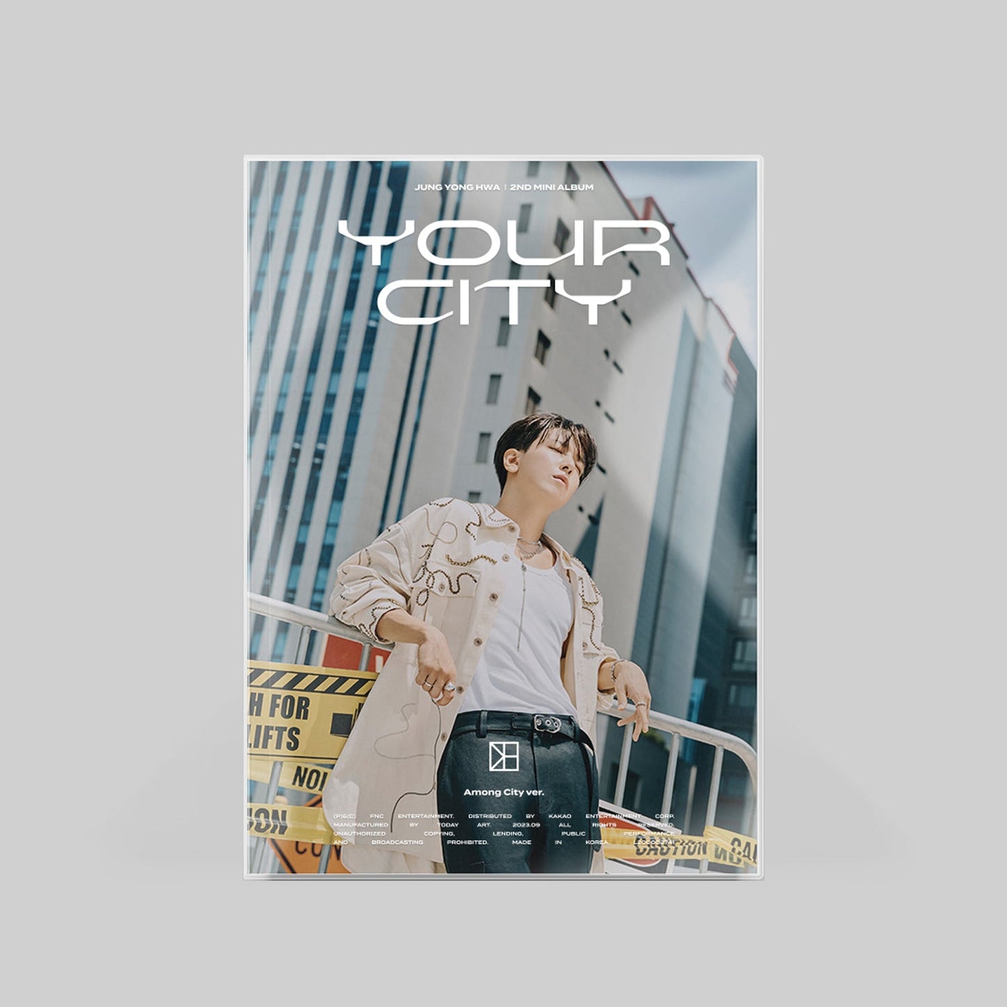 JUNG YONG HWA 2ND MINI ALBUM 'YOUR CITY' AMONG CITY VERSION COVER