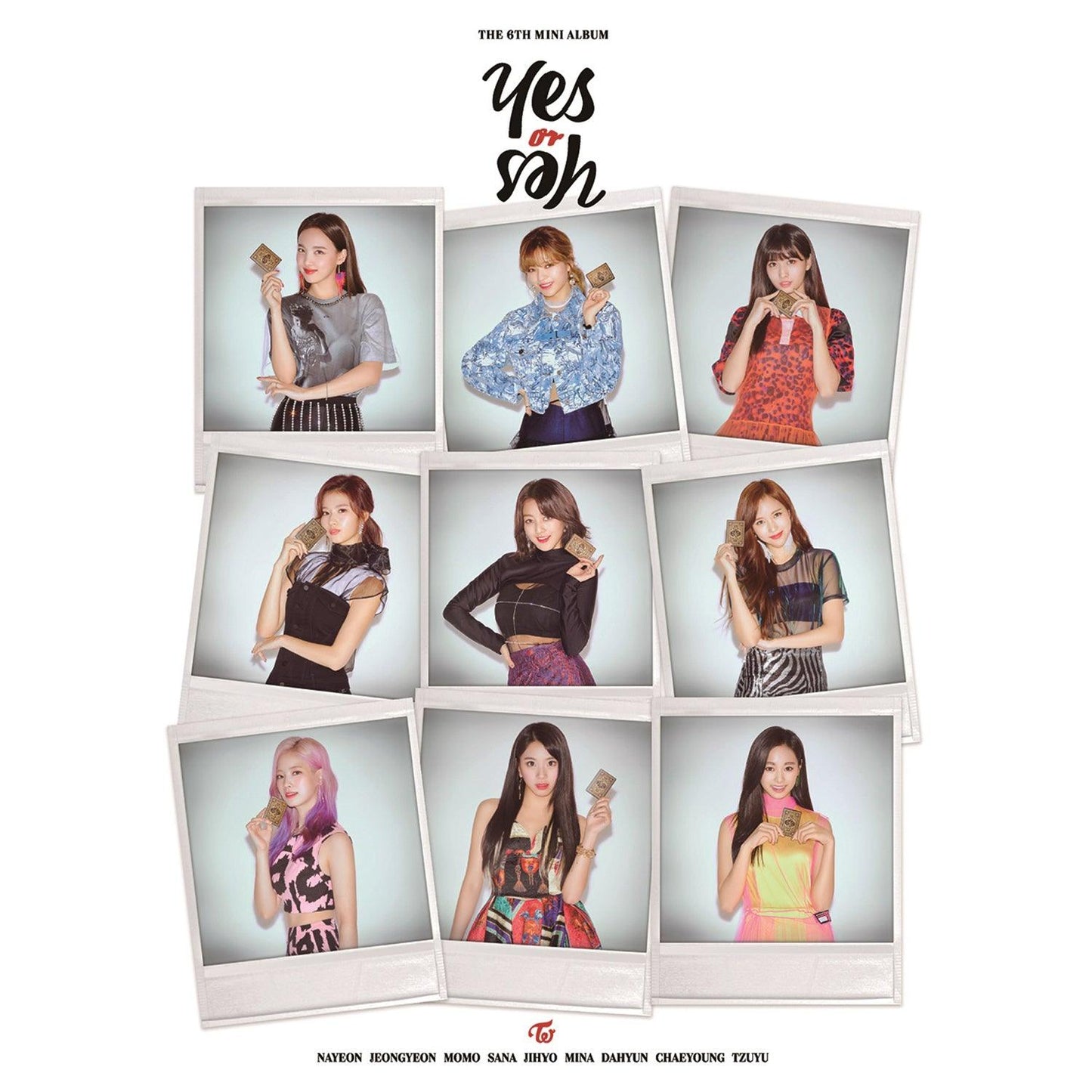 TWICE 6TH MINI ALBUM 'YES OR YES' B VERSION COVER