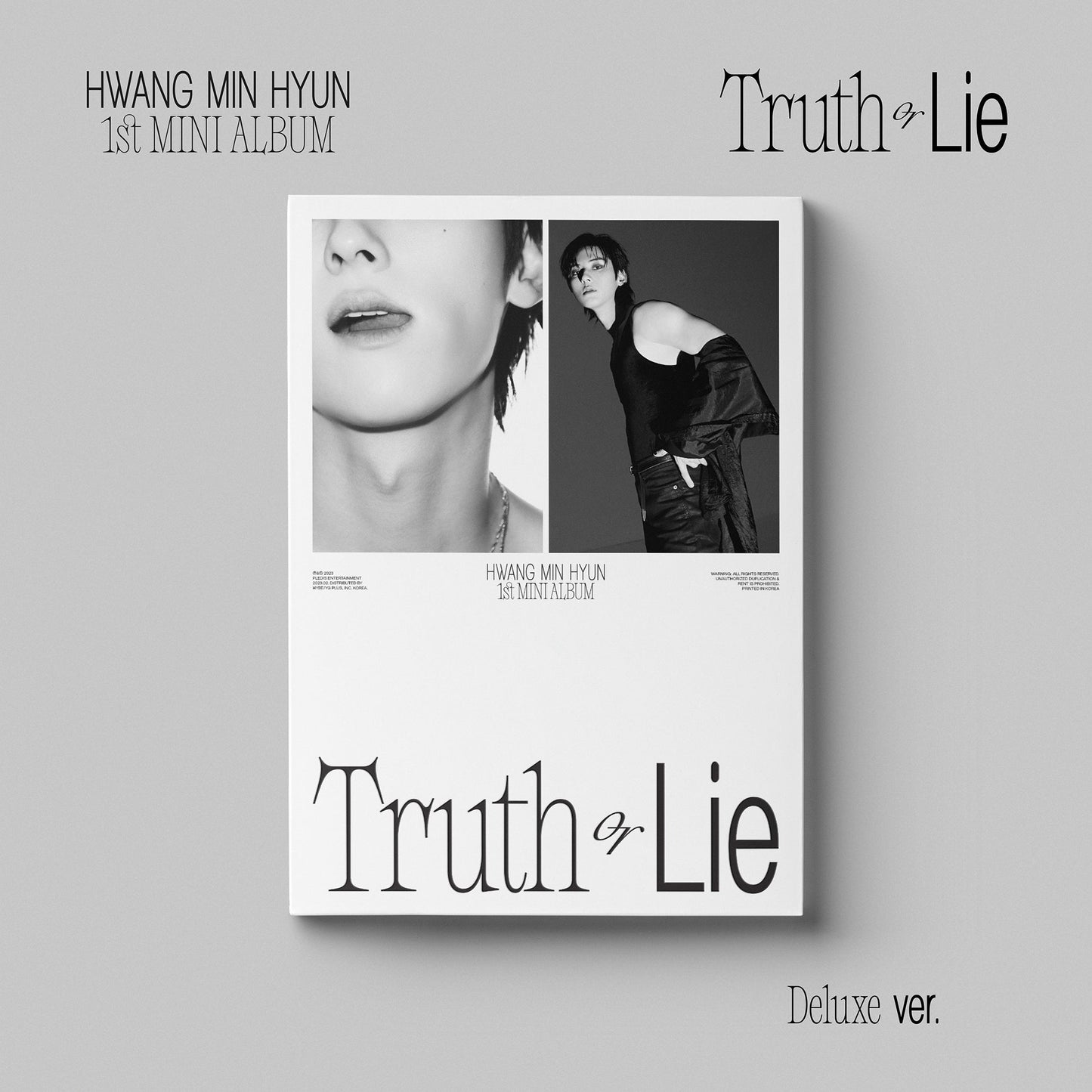 HWANG MIN HYUN 1ST MINI ALBUM 'TRUTH OR LIE' (DELUXE) COVER