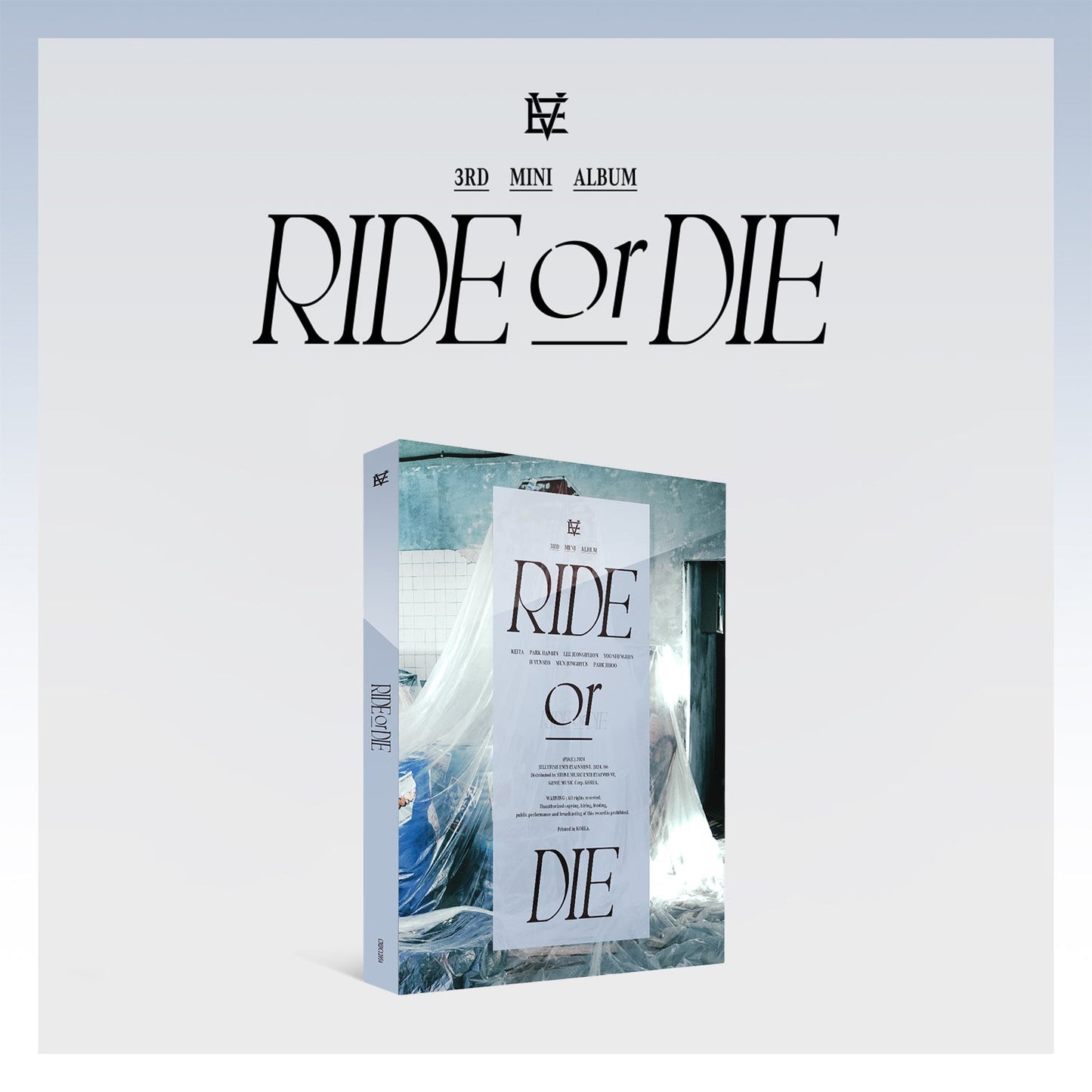 EVNNE 2ND MINI ALBUM 'RIDE OR DIE' DARE VERSION COVER