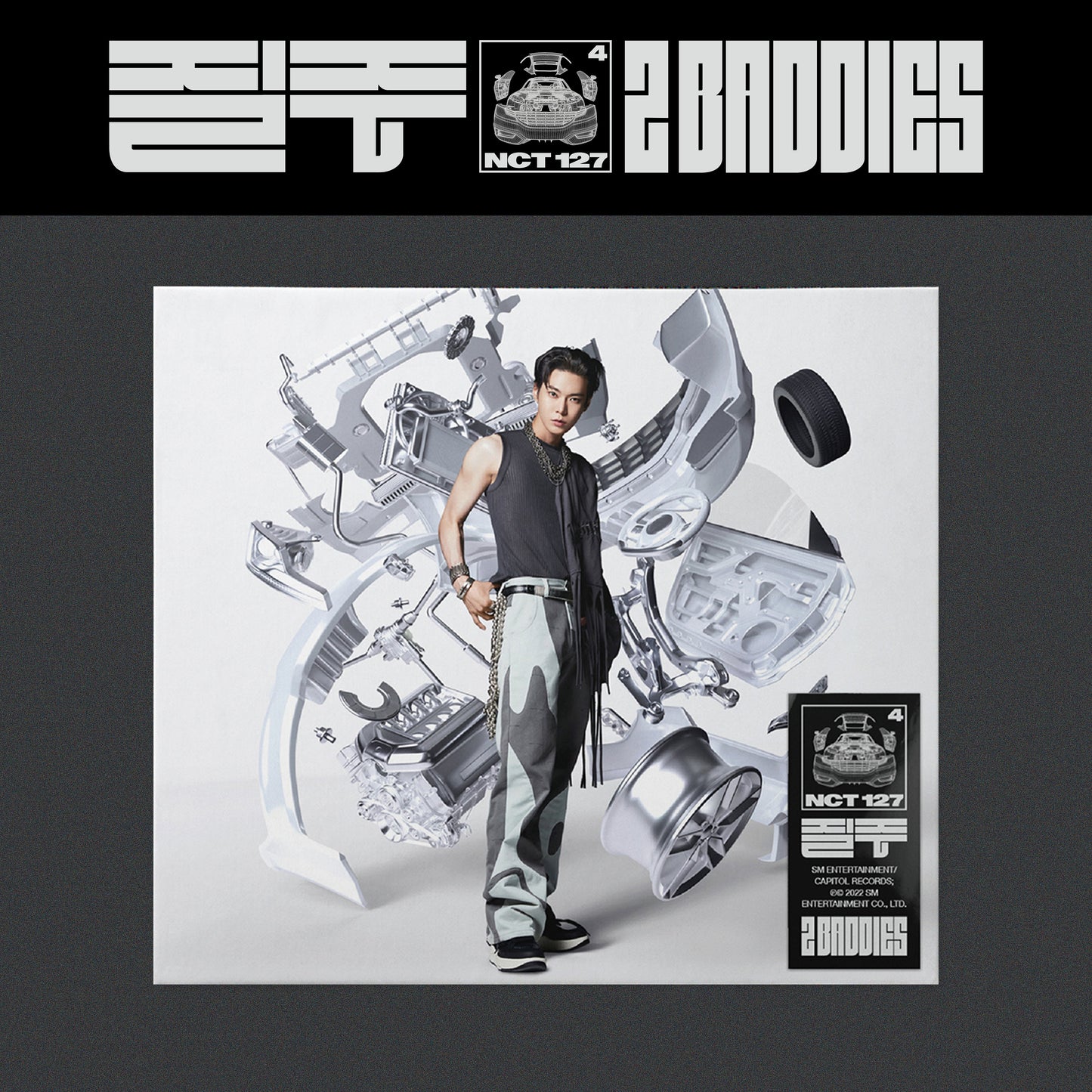 NCT 127 4TH ALBUM '질주 (2 BADDIES)' (DIGIPACK) DOYOUNG COVER