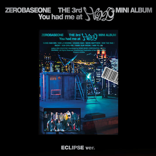 ZEROBASEONE (ZB1) 3RD MINI ALBUM 'YOU HAD ME AT HELLO' ECLIPSE VERSION COVER