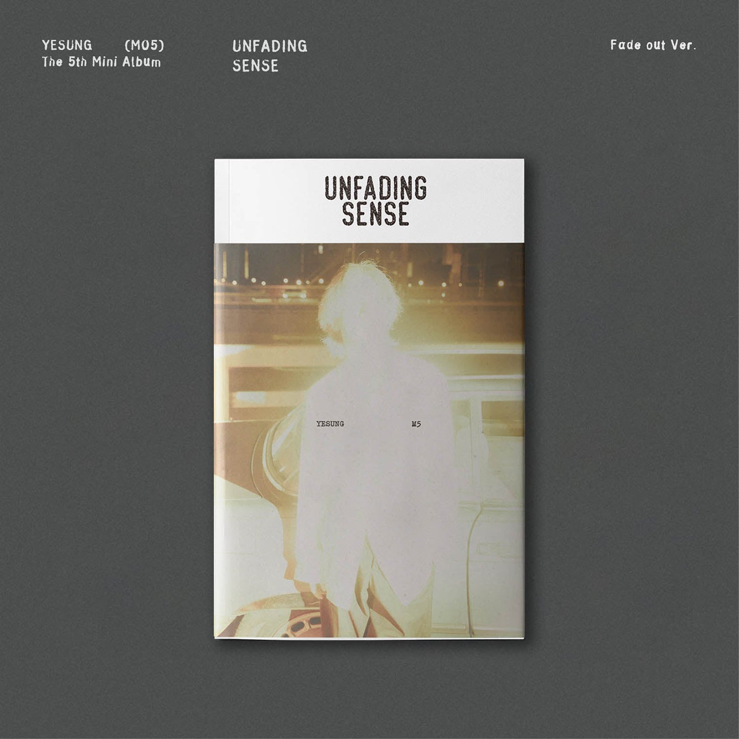 YESUNG 5TH MINI ALBUM 'UNFADING SENSE' (PHOTOBOOK) FADE OUT VERSION COVER