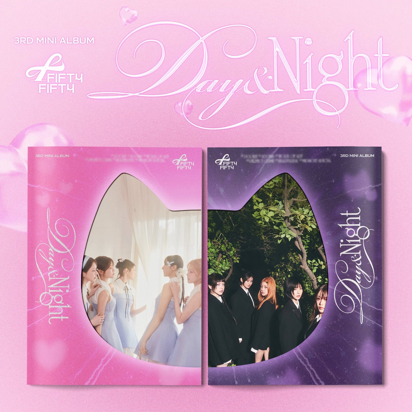 FIFTY FIFTY 3RD MINI ALBUM 'DAY & NIGHT' COVER