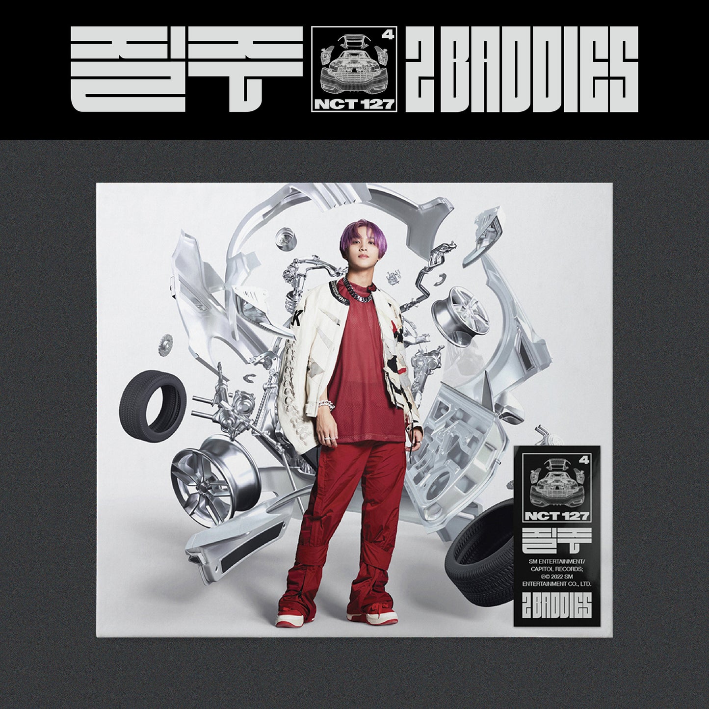 NCT 127 4TH ALBUM '질주 (2 BADDIES)' (DIGIPACK) HAECHAN COVER
