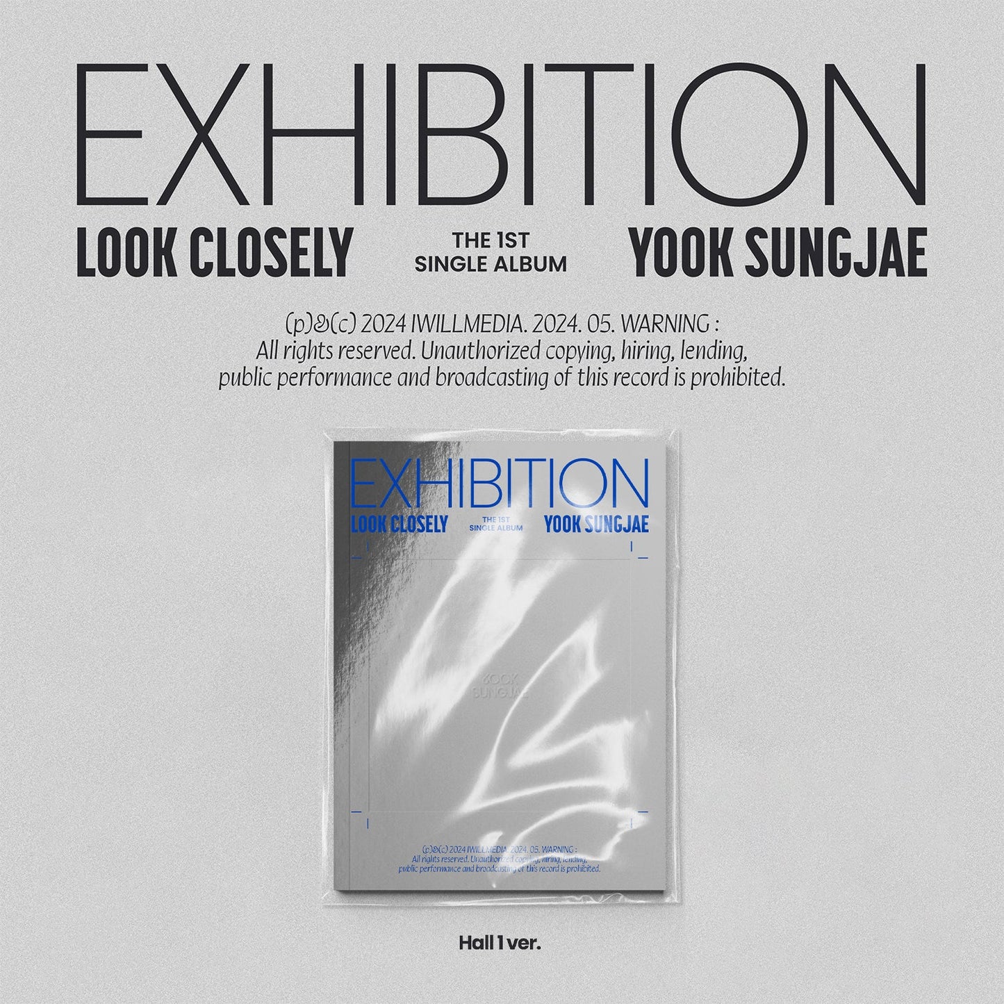 YOOK SUNGJAE 1ST SINGLE ALBUM 'EXHIBITION : LOOK CLOSELY' HALL1 VERSION COVER