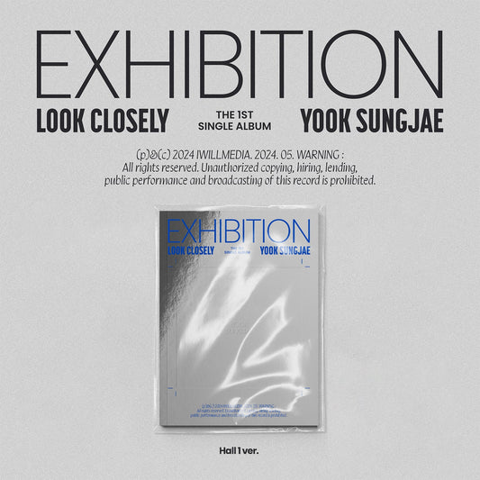 YOOK SUNGJAE 1ST SINGLE ALBUM 'EXHIBITION : LOOK CLOSELY' HALL1 VERSION COVER