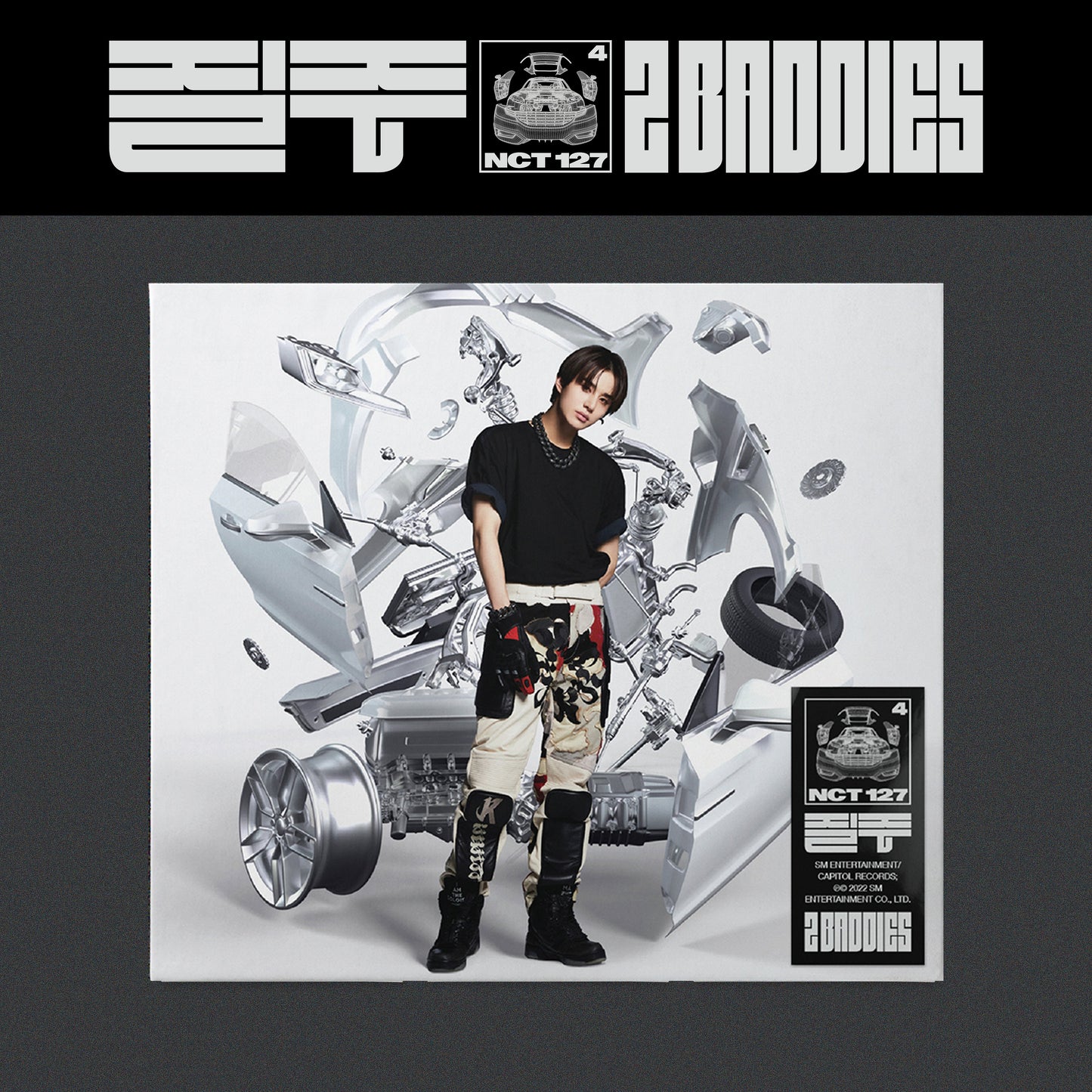 NCT 127 4TH ALBUM '질주 (2 BADDIES)' (DIGIPACK) JUNGWOO COVER