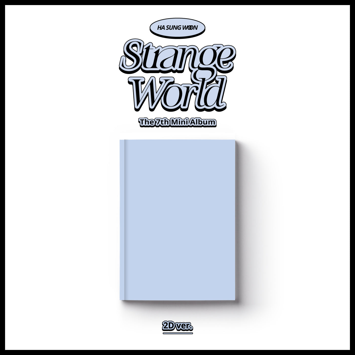 HA SUNGWOON 7TH MINI ALBUM 'STRANGE WORLD' (PHOTOBOOK) 2D COVER