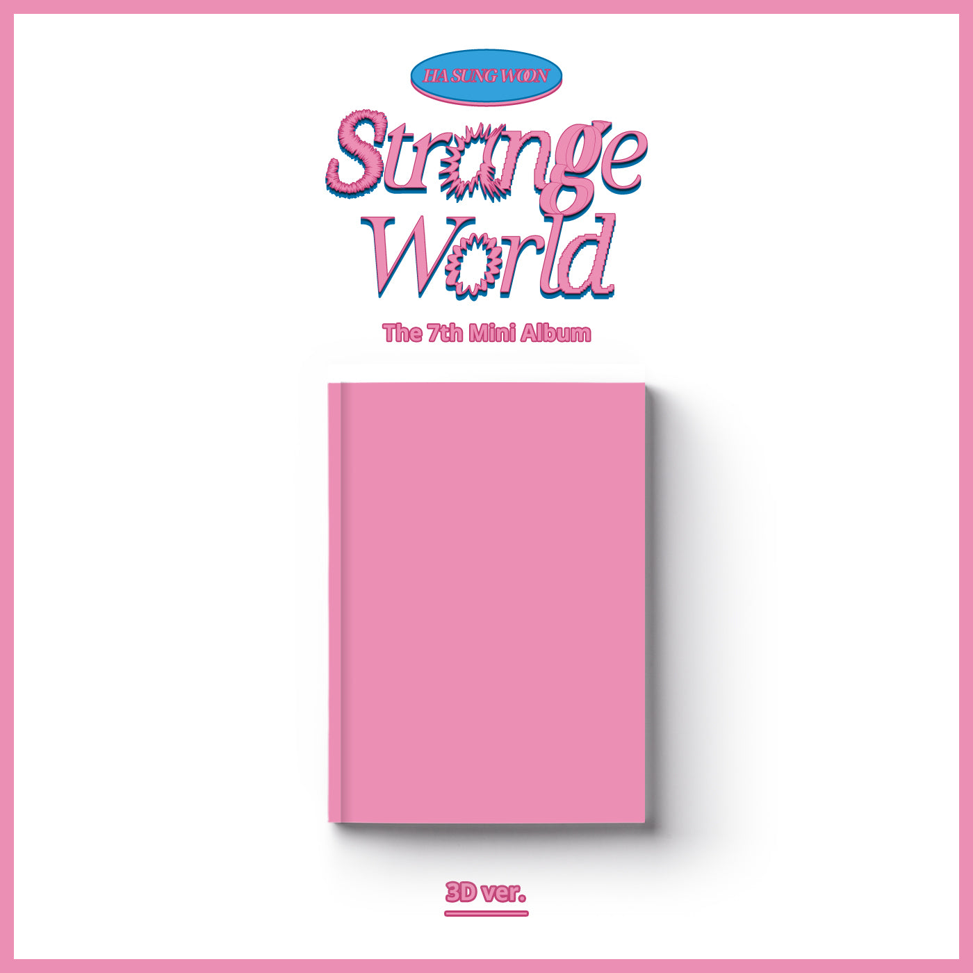HA SUNGWOON 7TH MINI ALBUM 'STRANGE WORLD' (PHOTOBOOK) 3D COVER