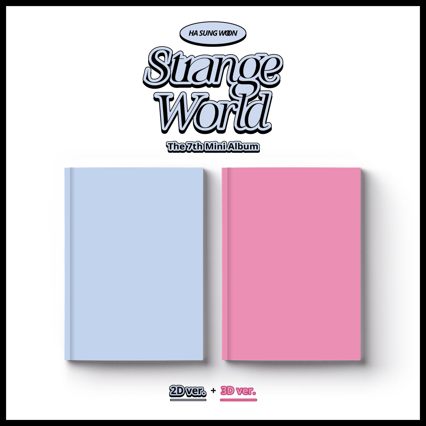 HA SUNGWOON 7TH MINI ALBUM 'STRANGE WORLD' (PHOTOBOOK) SET COVER