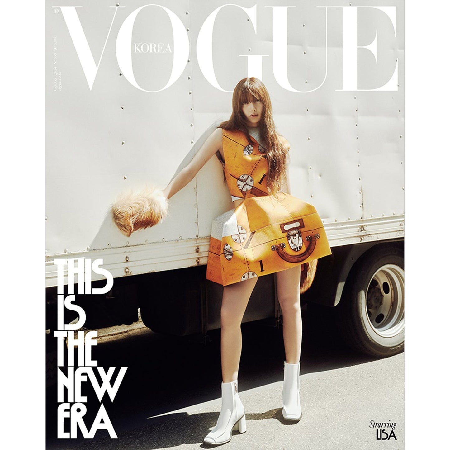 VOGUE KOREA 'OCTOBER 2024 - LISA (BLACKPINK), JIN (BTS)' B VERSION COVER