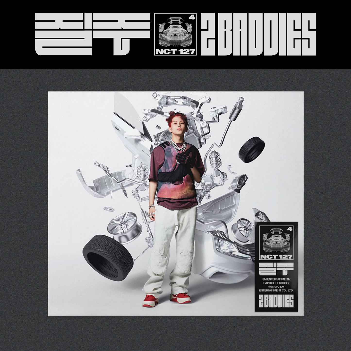 NCT 127 4TH ALBUM '질주 (2 BADDIES)' (DIGIPACK) MARK COVER