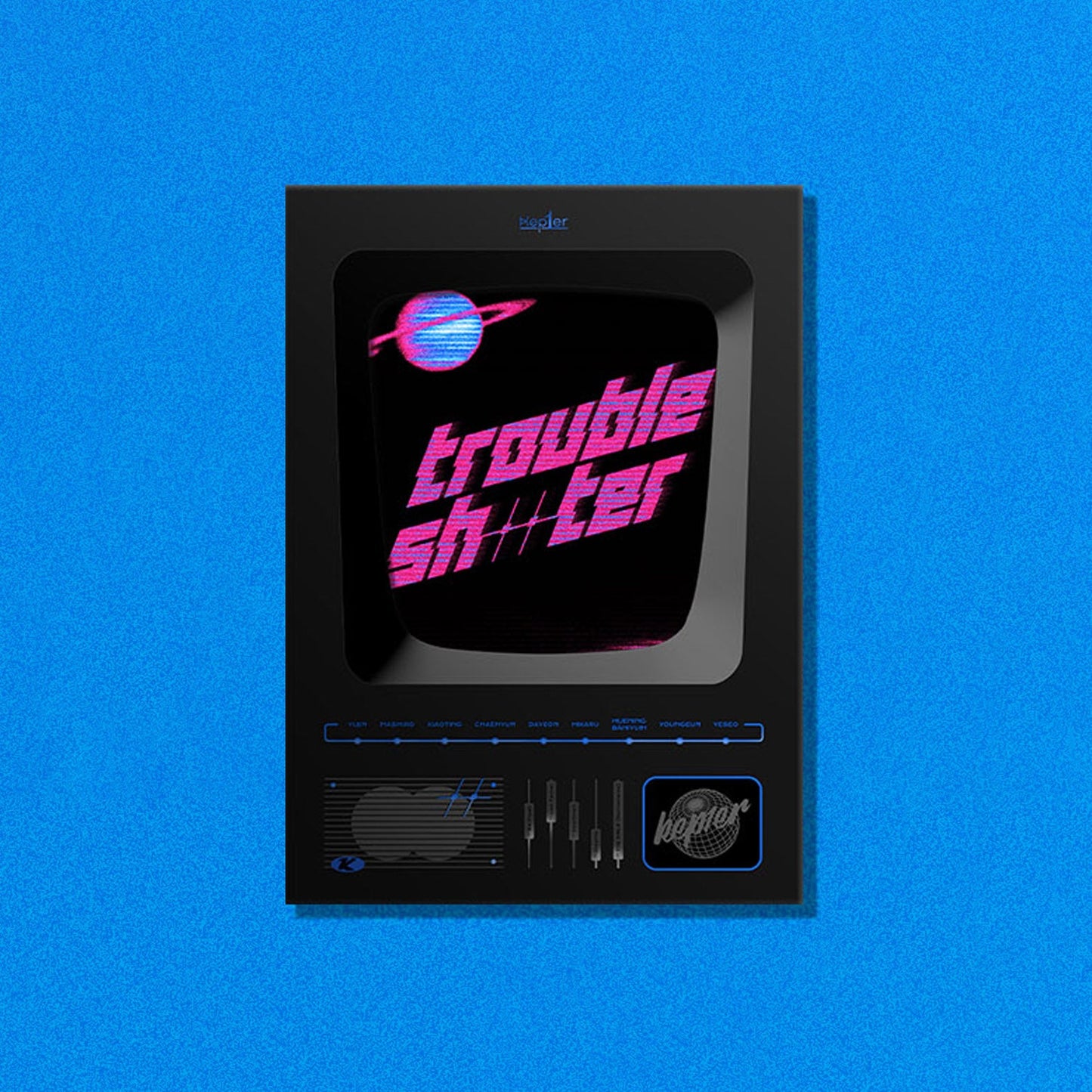 KEP1ER 3RD MINI ALBUM 'TROUBLESHOOTER' MIDNIGHT COVER