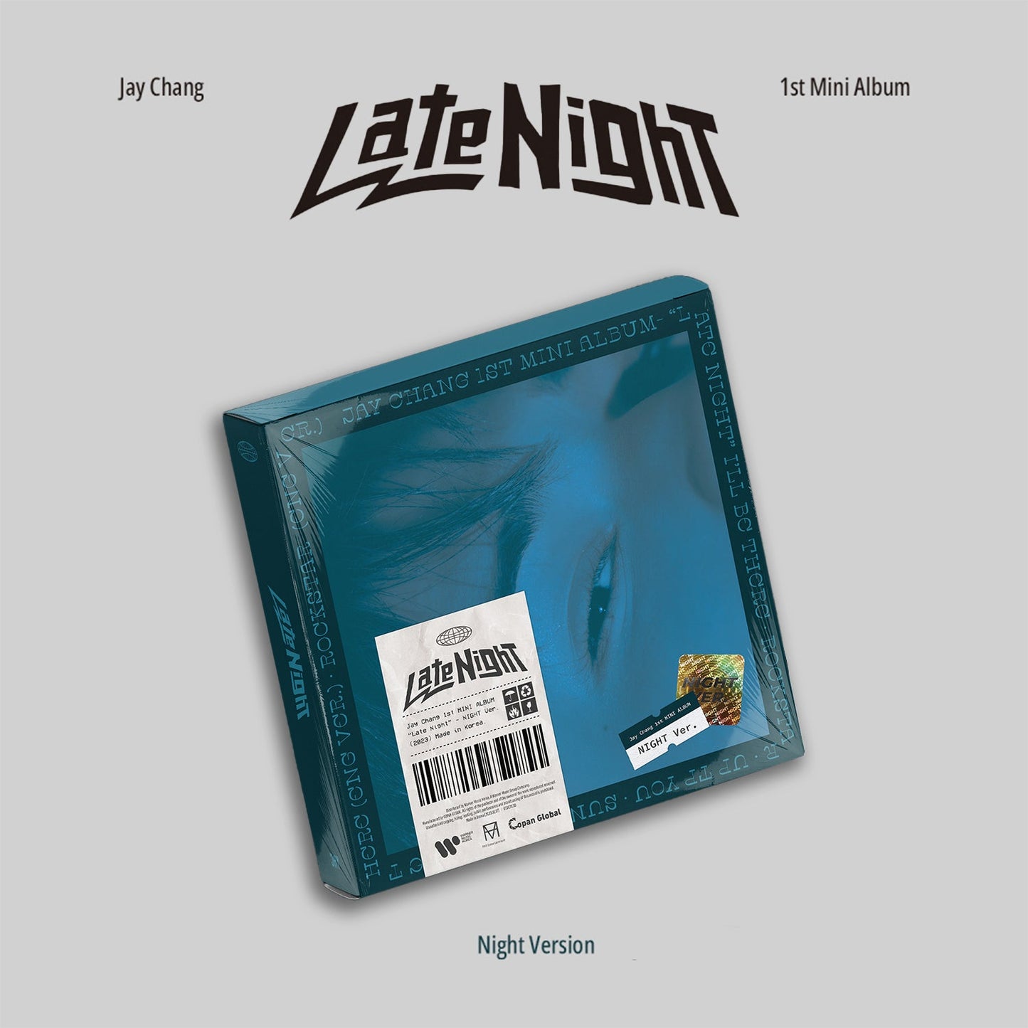 JAY CHANG 1ST MINI ALBUM 'LATE NIGHT' NIGHT VERSION COVER
