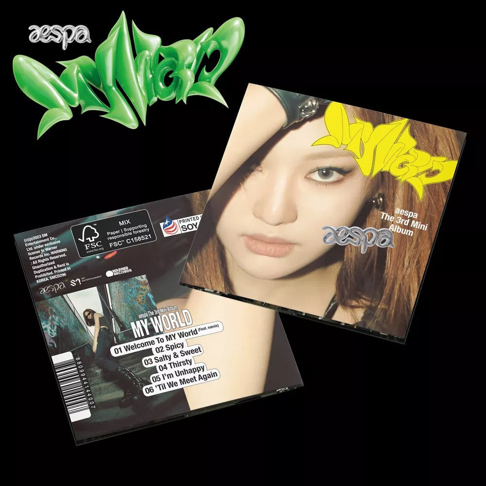 AESPA 3RD MINI ALBUM 'MY WORLD' (POSTER) NINGNING VERSION COVER