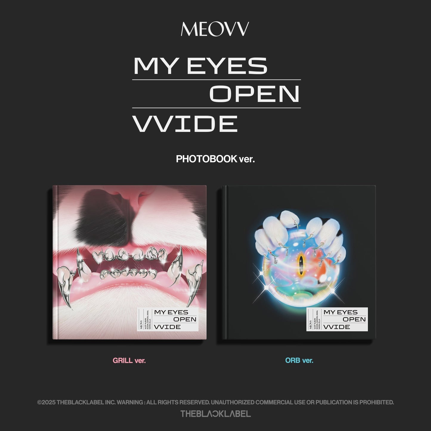 MEOVV 1ST EP ALBUM 'MY EYES OPEN VVIDE' COVER