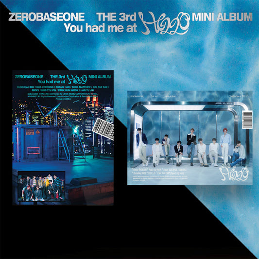 ZEROBASEONE (ZB1) 3RD MINI ALBUM 'YOU HAD ME AT HELLO' SET COVER