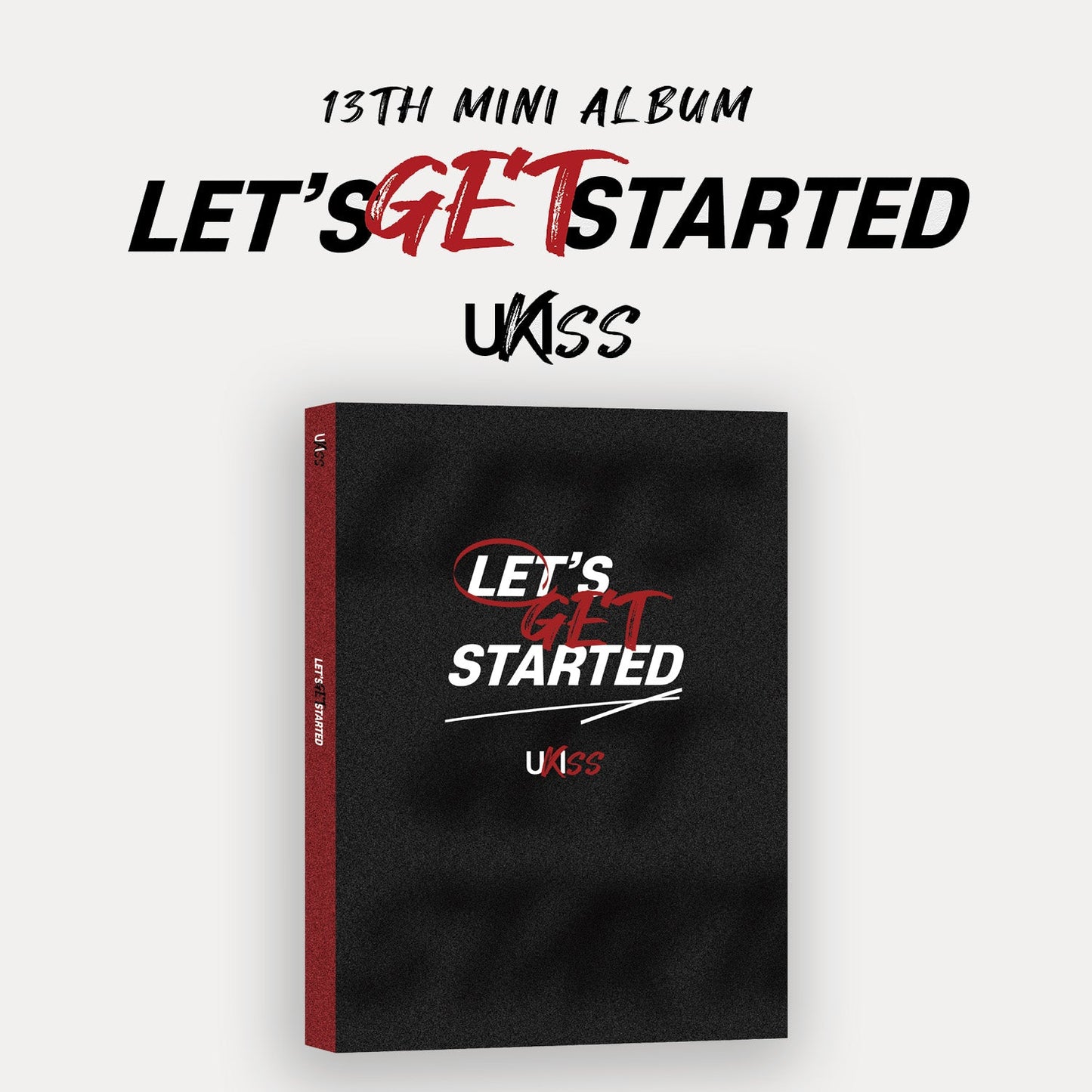 UKISS 13TH MINI ALBUM 'LET'S GET STARTED' SHADOW VERSION COVER