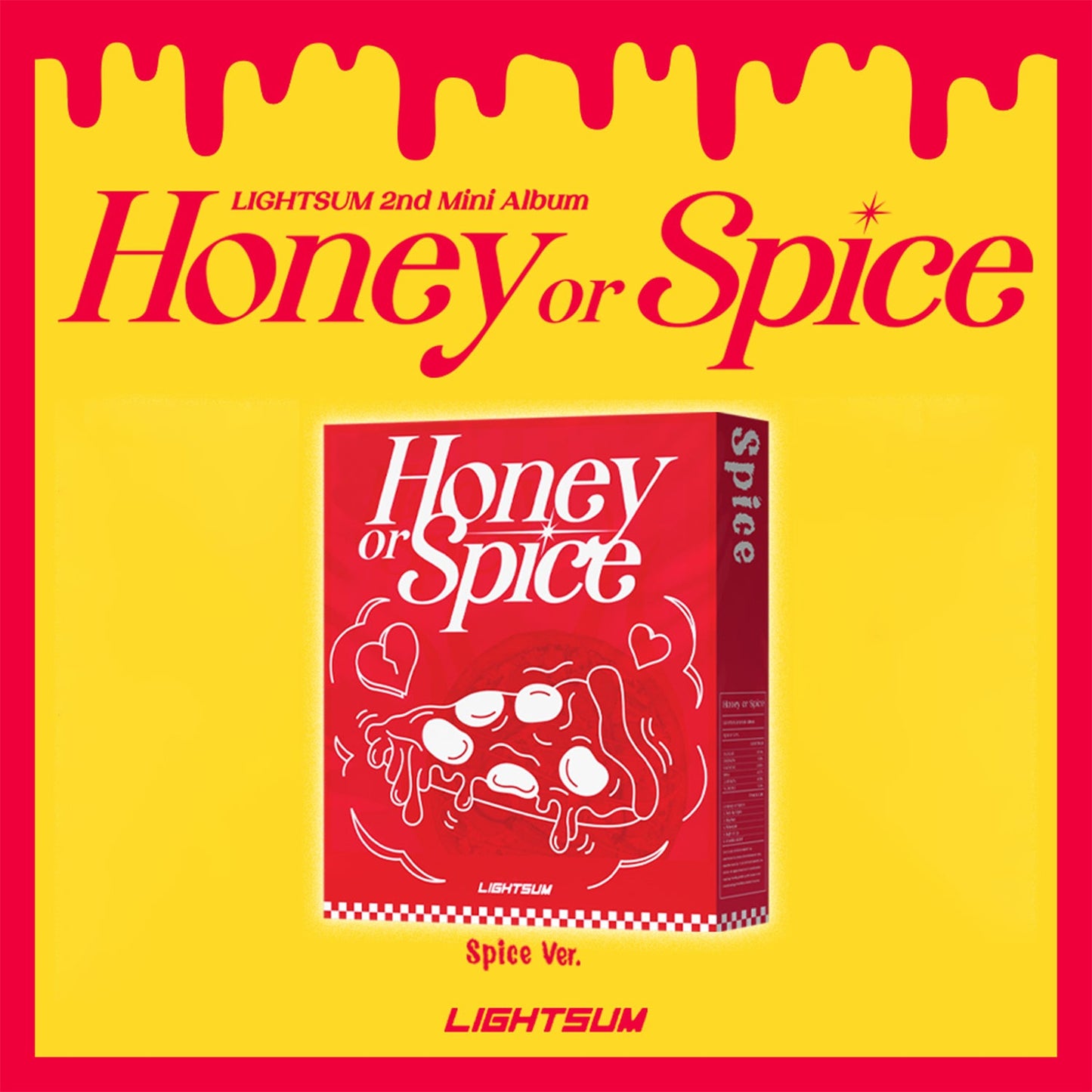 LIGHTSUM 2ND MINI ALBUM 'HONEY OR SPICE' SPICE VERSION COVER