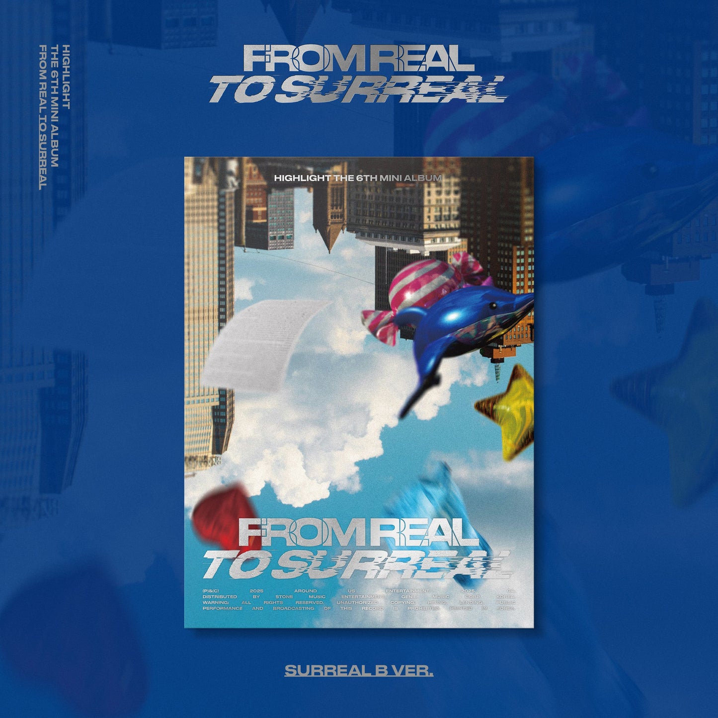 HIGHLIGHT 6TH MINI ALBUM 'FROM REAL TO SURREAL' SURREAL B VERSION COVER