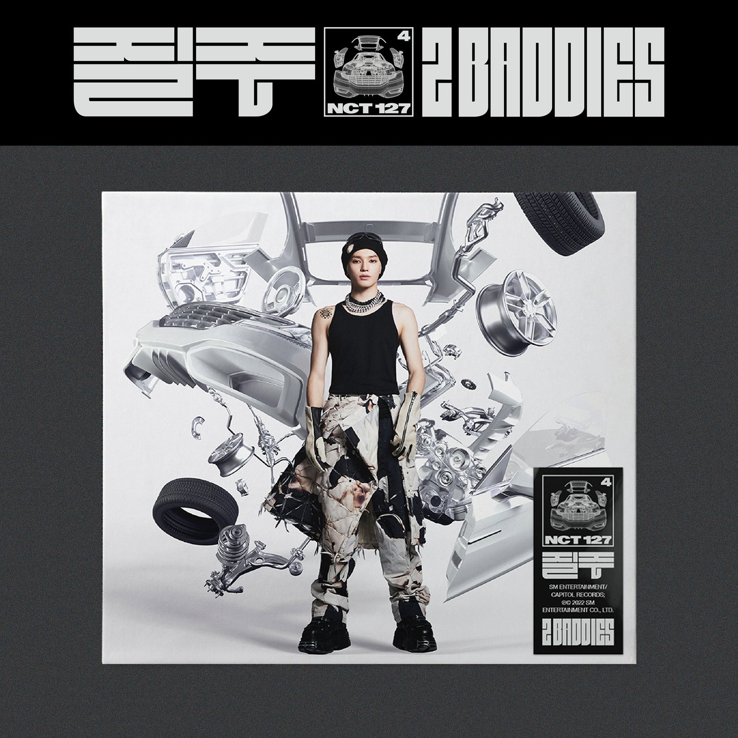NCT 127 4TH ALBUM '질주 (2 BADDIES)' (DIGIPACK) TAEYONG COVER
