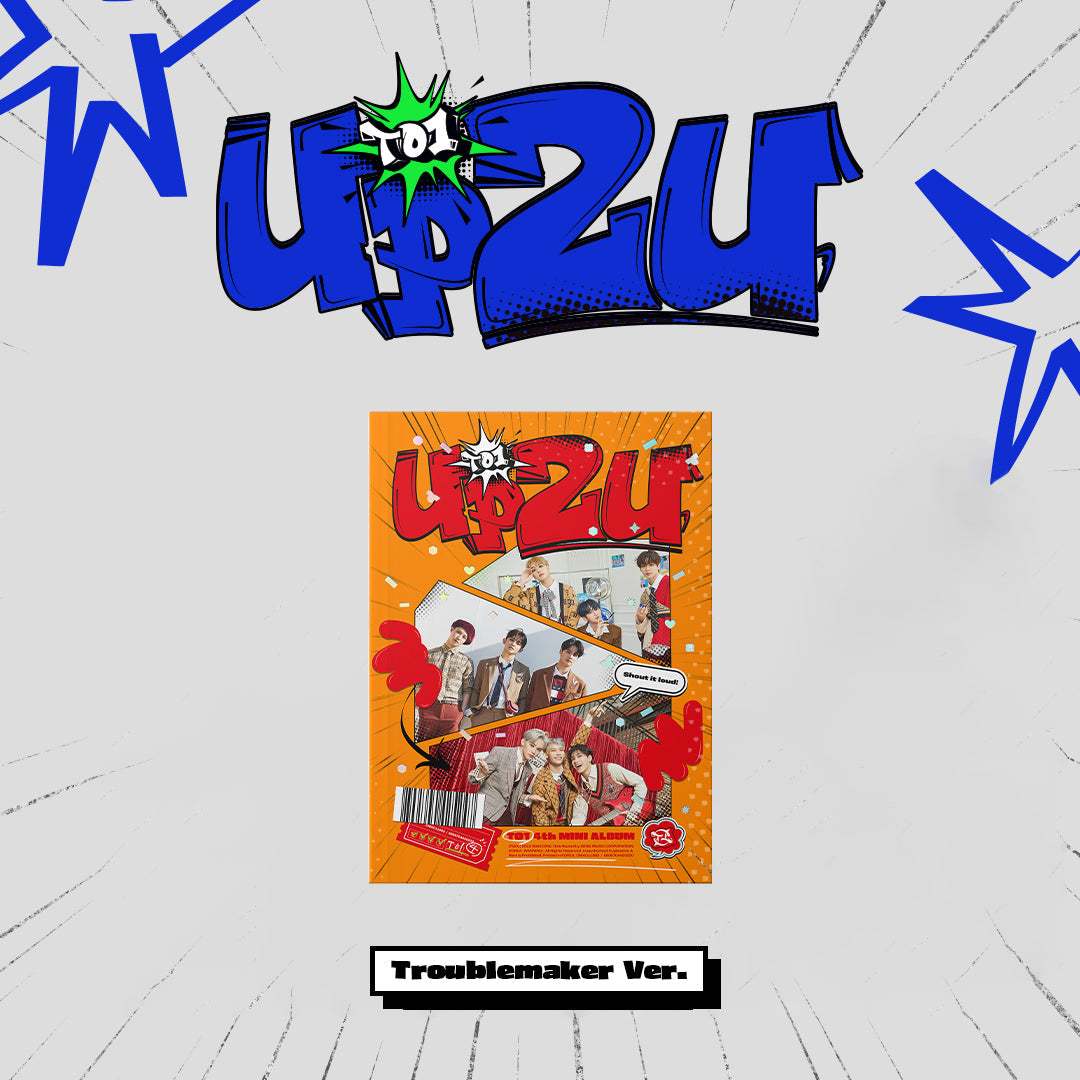 TO1 4TH MINI ALBUM 'UP2U' TROUBLEMAKER VERSION COVER