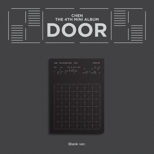 CHEN 4TH MINI ALBUM 'DOOR' BLANK VERSION COVER
