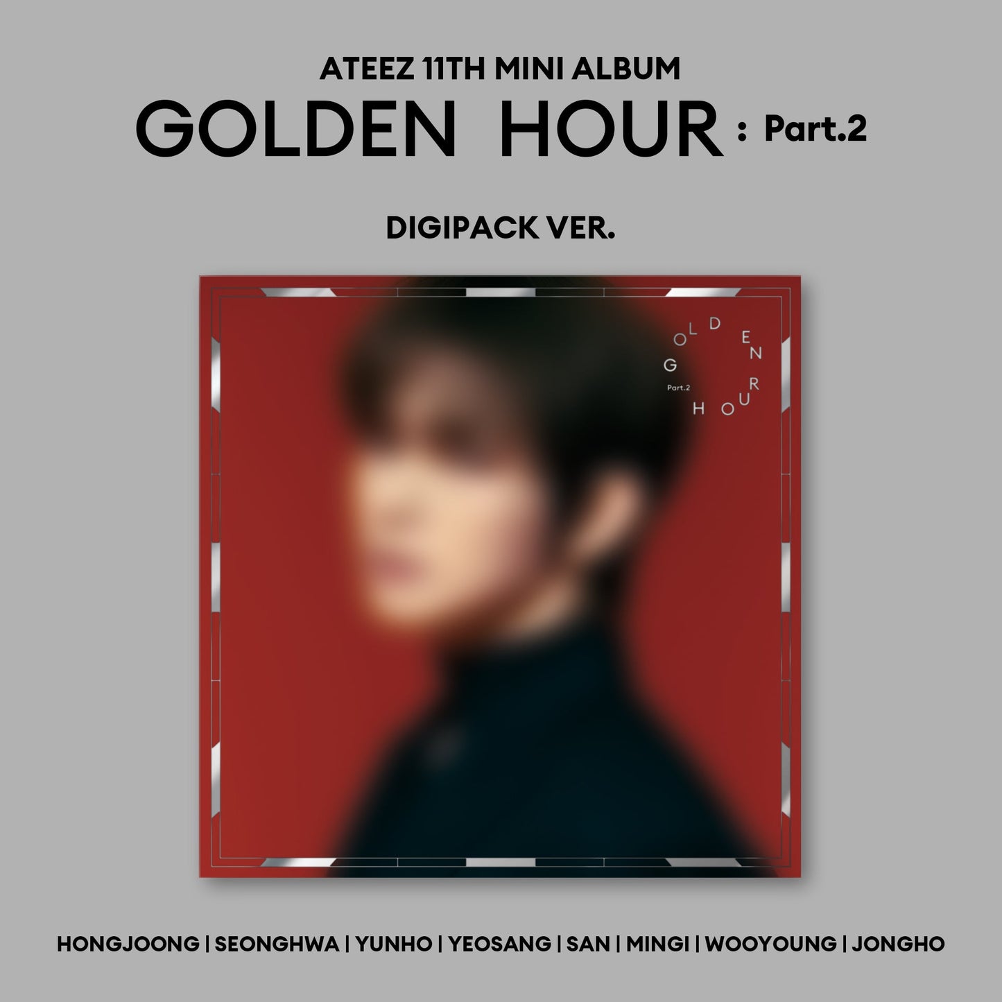 ATEEZ 11TH MINI ALBUM 'GOLDEN HOUR : PART.2' (DIGIPACK) YEOSANG VERSION COVER