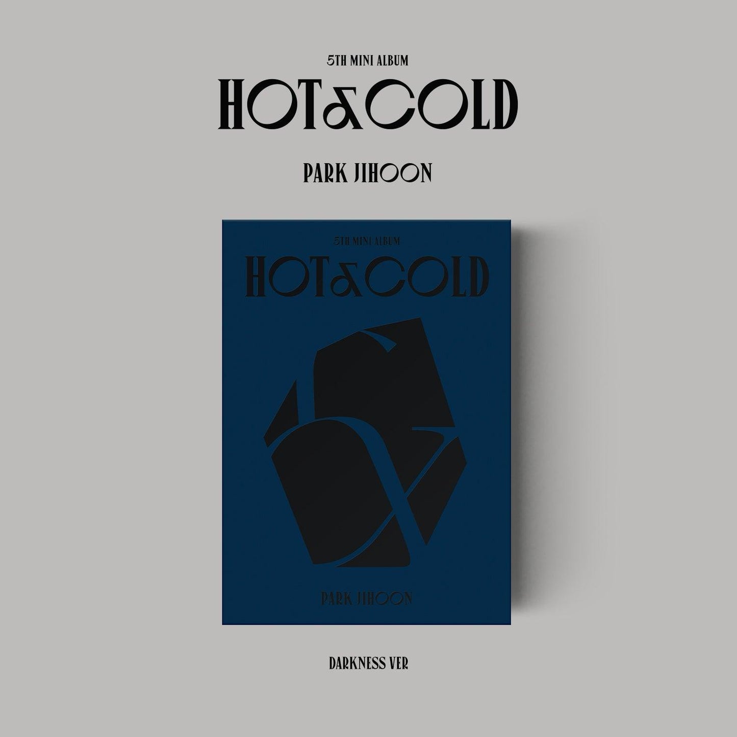 PARK JIHOON 5TH MINI ALBUM 'HOT & COLD' darkness cover