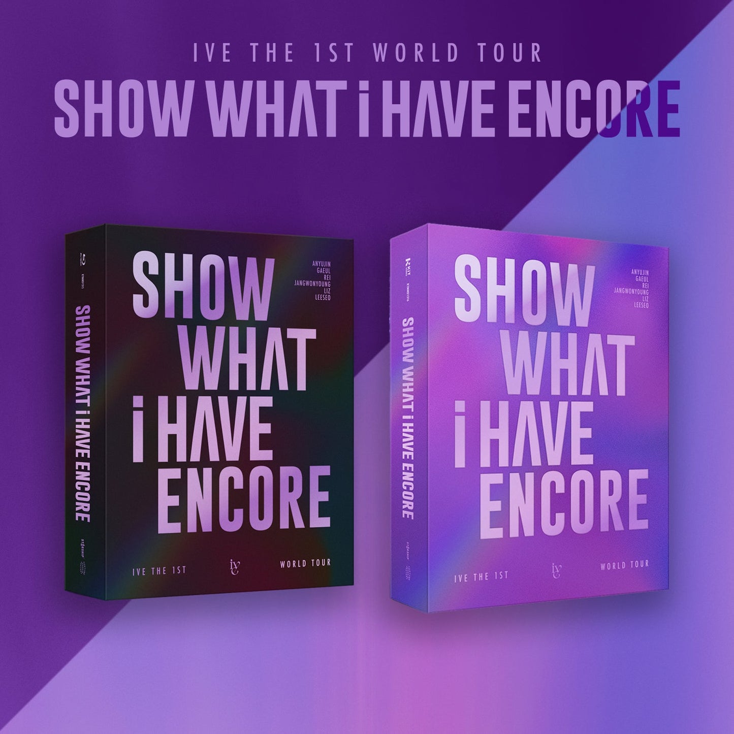 IVE 1ST WORLD TOUR 'SHOW WHAT I HAVE - ENCORE' SET COVER