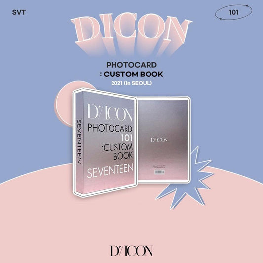 D-ICON 'SEVENTEEN PHOTO CARD 101 : CUSTOM BOOK' COVER