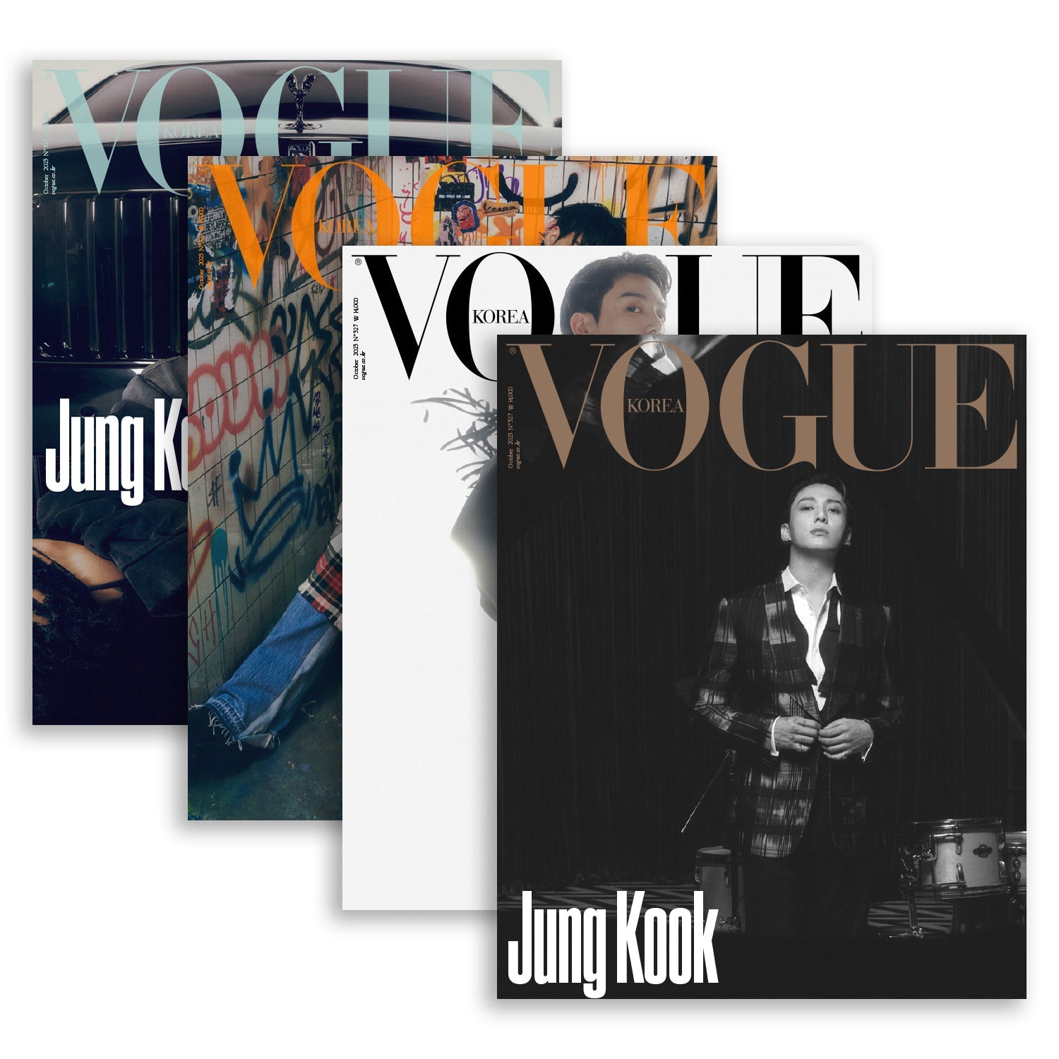 VOGUE Korea Magazine October 2023 Issue BTS JUNGKOOK Cover (D)