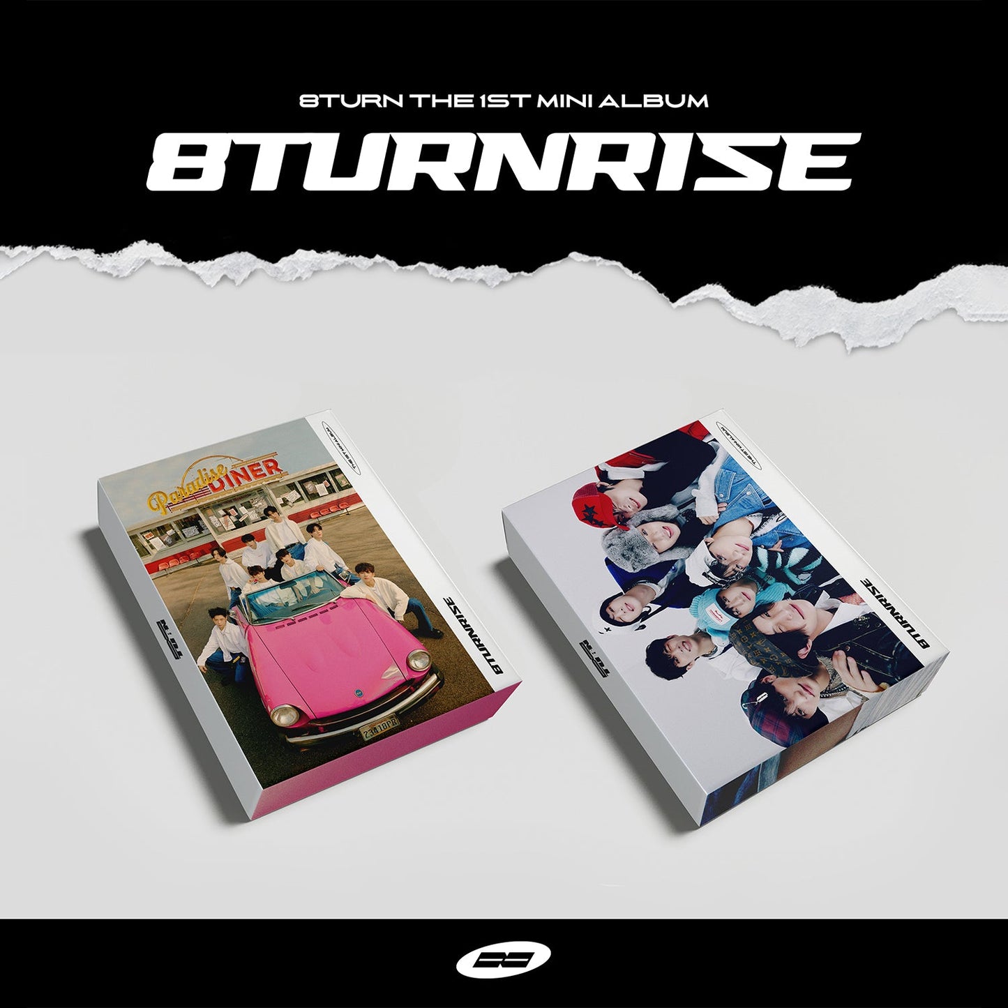 8TURN 1ST MINI ALBUM '8TURNRISE' SET COVER