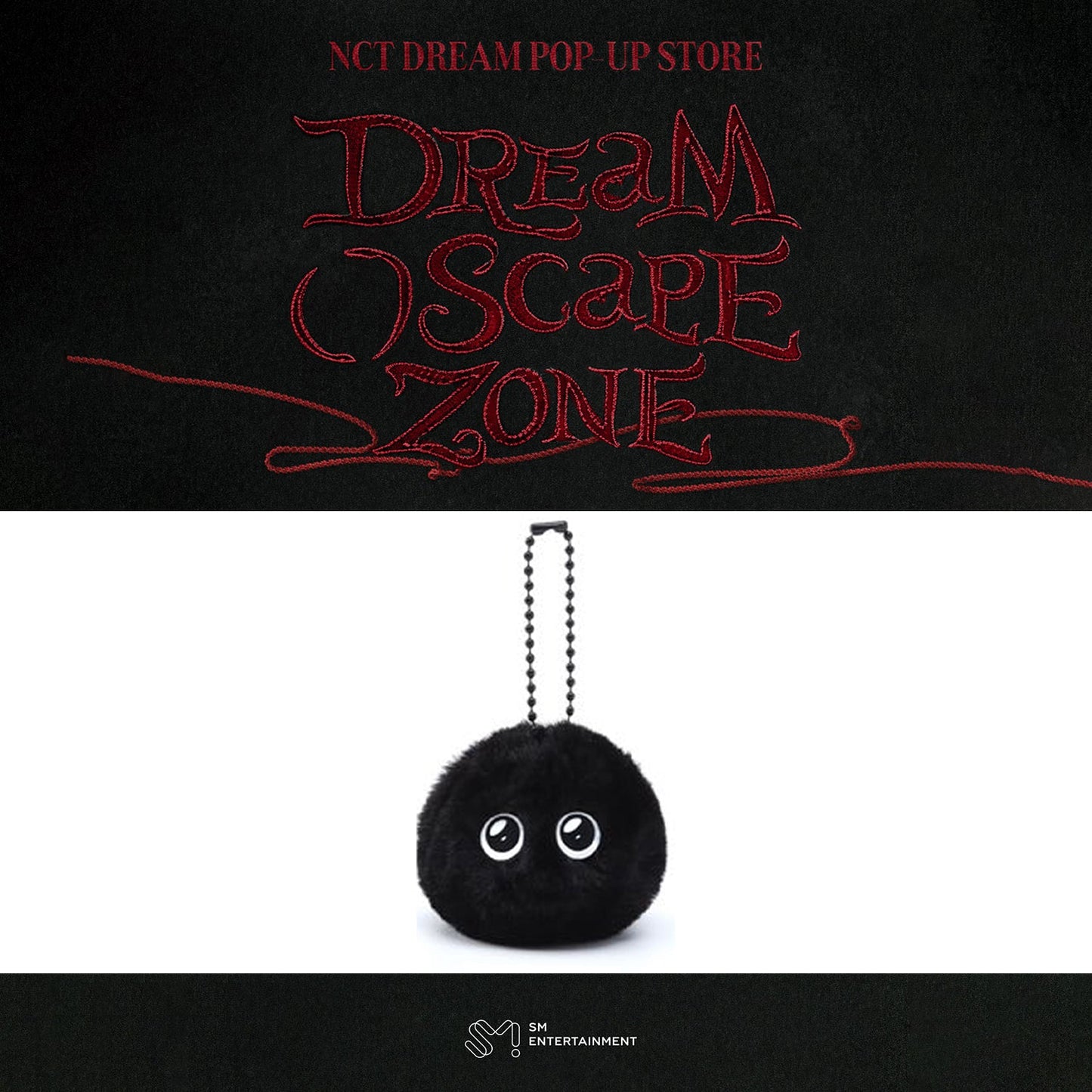 NCT DREAM 2024 POP-UP DIRTY SMOOTH DANJI KEYRING 'DREAM( )SCAPE' MARK VERSION COVER