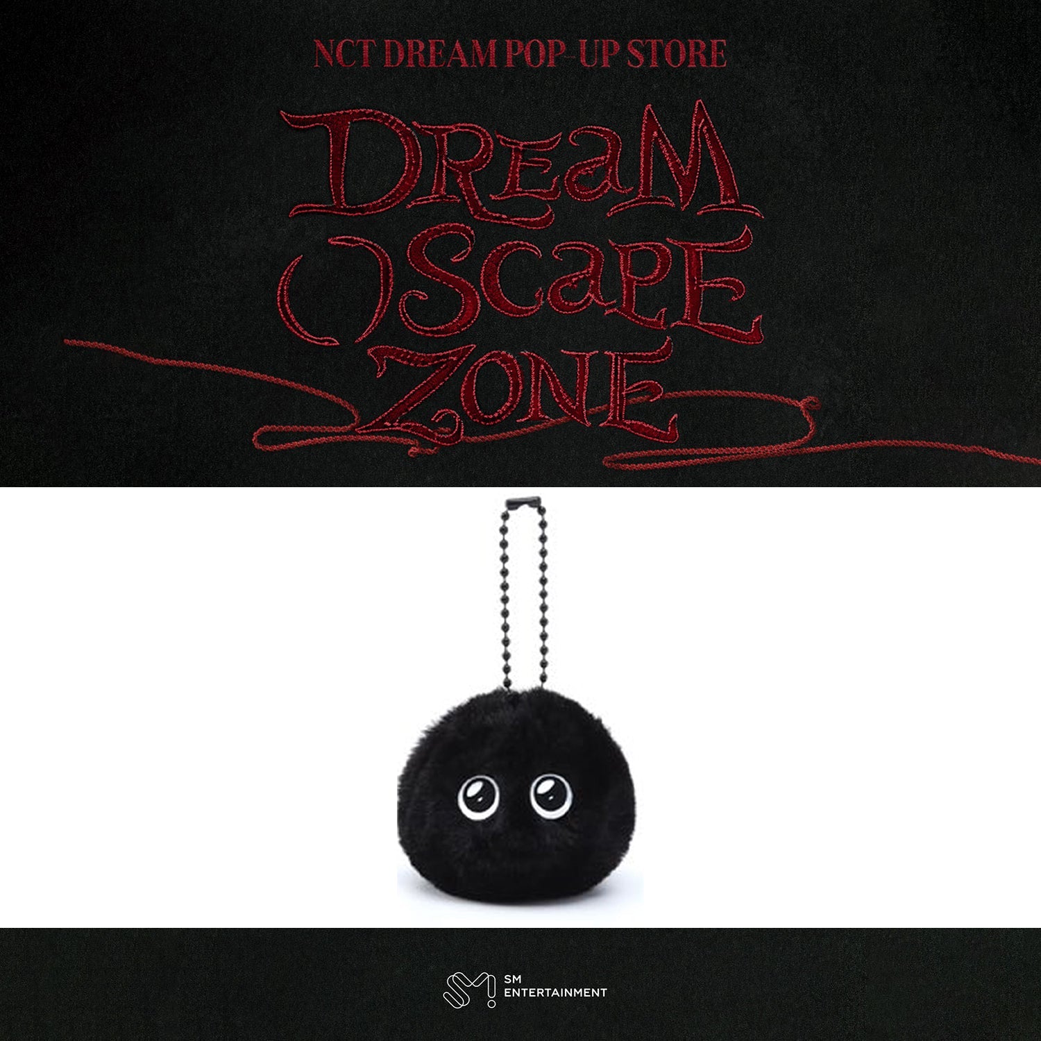 NCT DREAM 2024 POP-UP DIRTY SMOOTH DANJI KEYRING 'DREAM( )SCAPE' MARK VERSION COVER