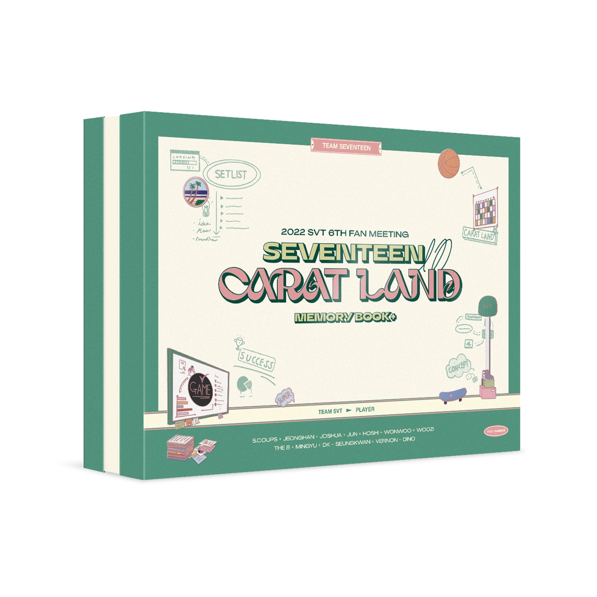SEVENTEEN '2022 SEVENTEEN IN CARAT LAND' DVD COVER