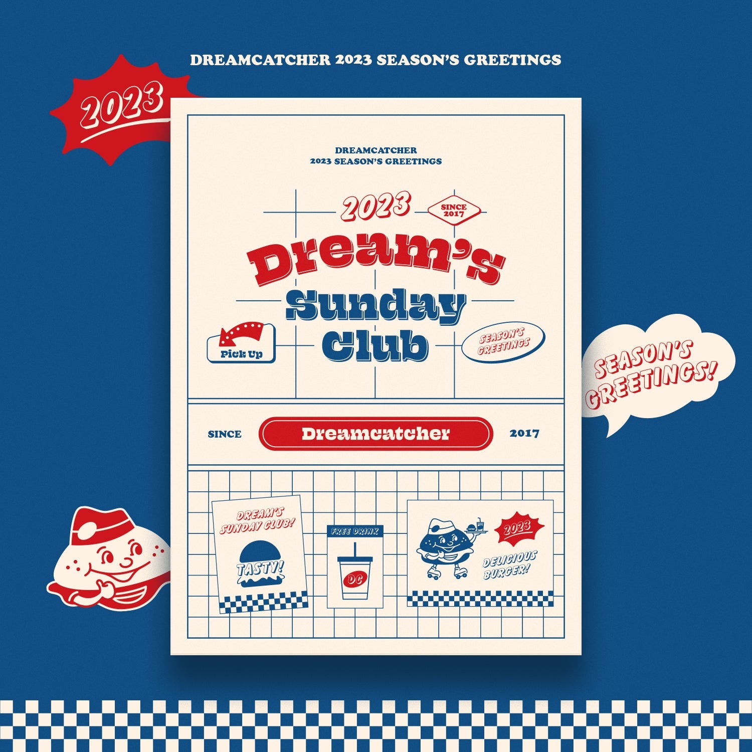 DREAMCATCHER 2023 SEASON'S GREETINGS DREAM'S SUNDAY CLUB COVER