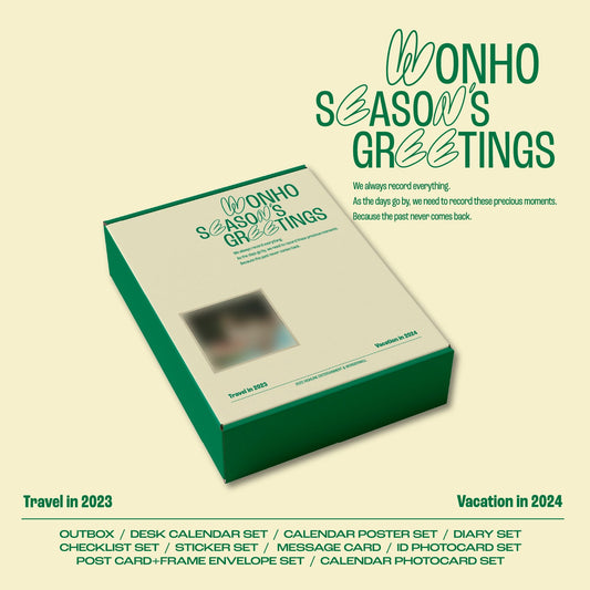 WONHO 2023-2024 SEASON'S GREETINGS 'TRAVEL IN 2023 / VACATION IN 2024' COVER