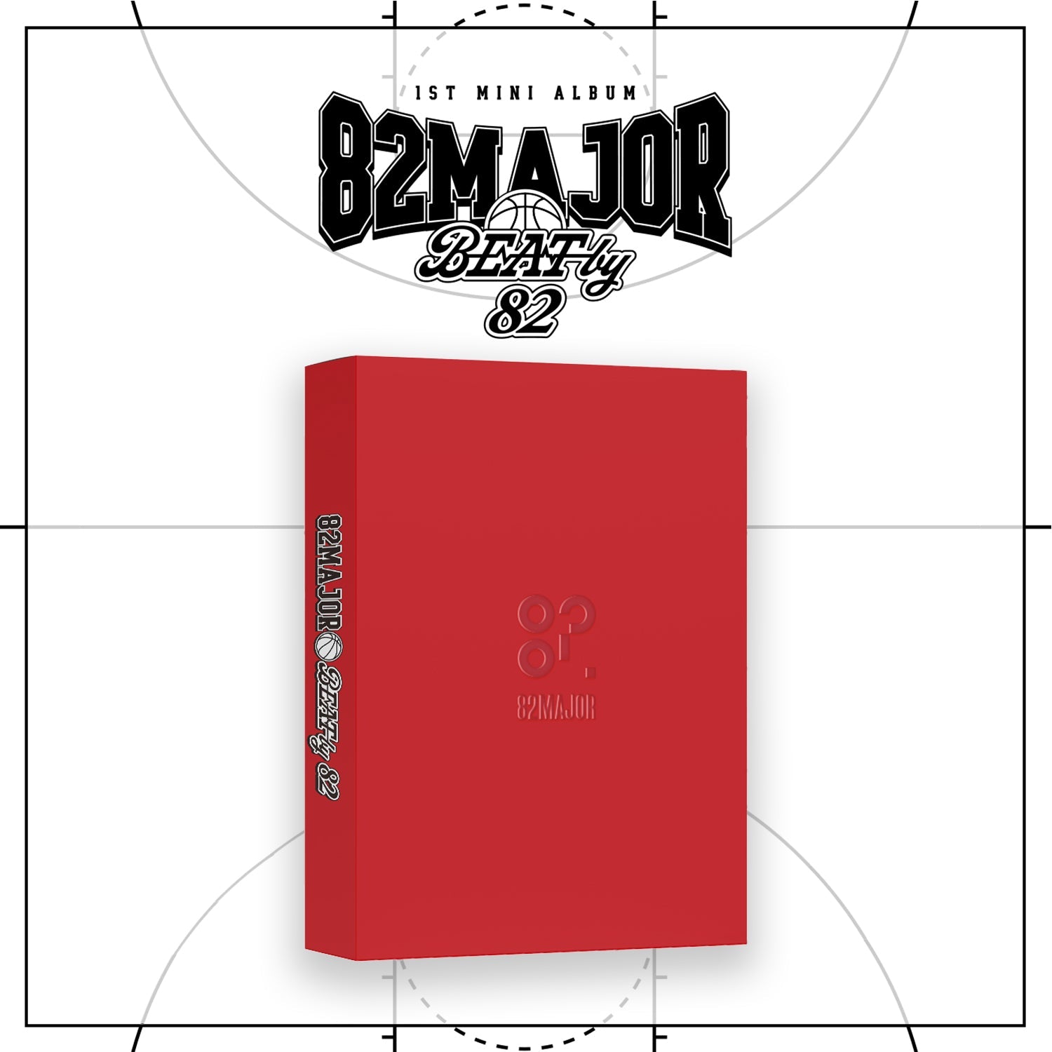 82MAJOR 1ST MINI ALBUM 'BEAT BY 82' BE VERSION COVER