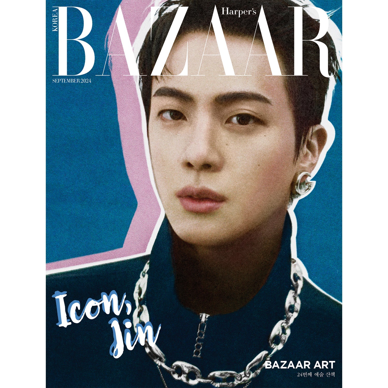 BAZAAR 'SEPTEMBER 2024 - JIN (BTS)' B VERSION COVER