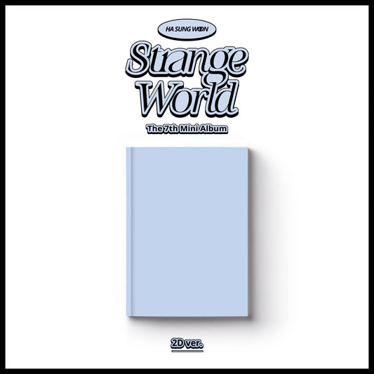 HA SUNGWOON 7TH MINI ALBUM 'STRANGE WORLD' (PHOTOBOOK) 2D COVER