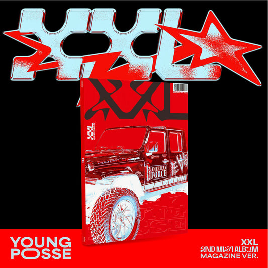 YOUNG POSSE 2ND EP ALBUM 'XXL' (MAGAZINE) COVER