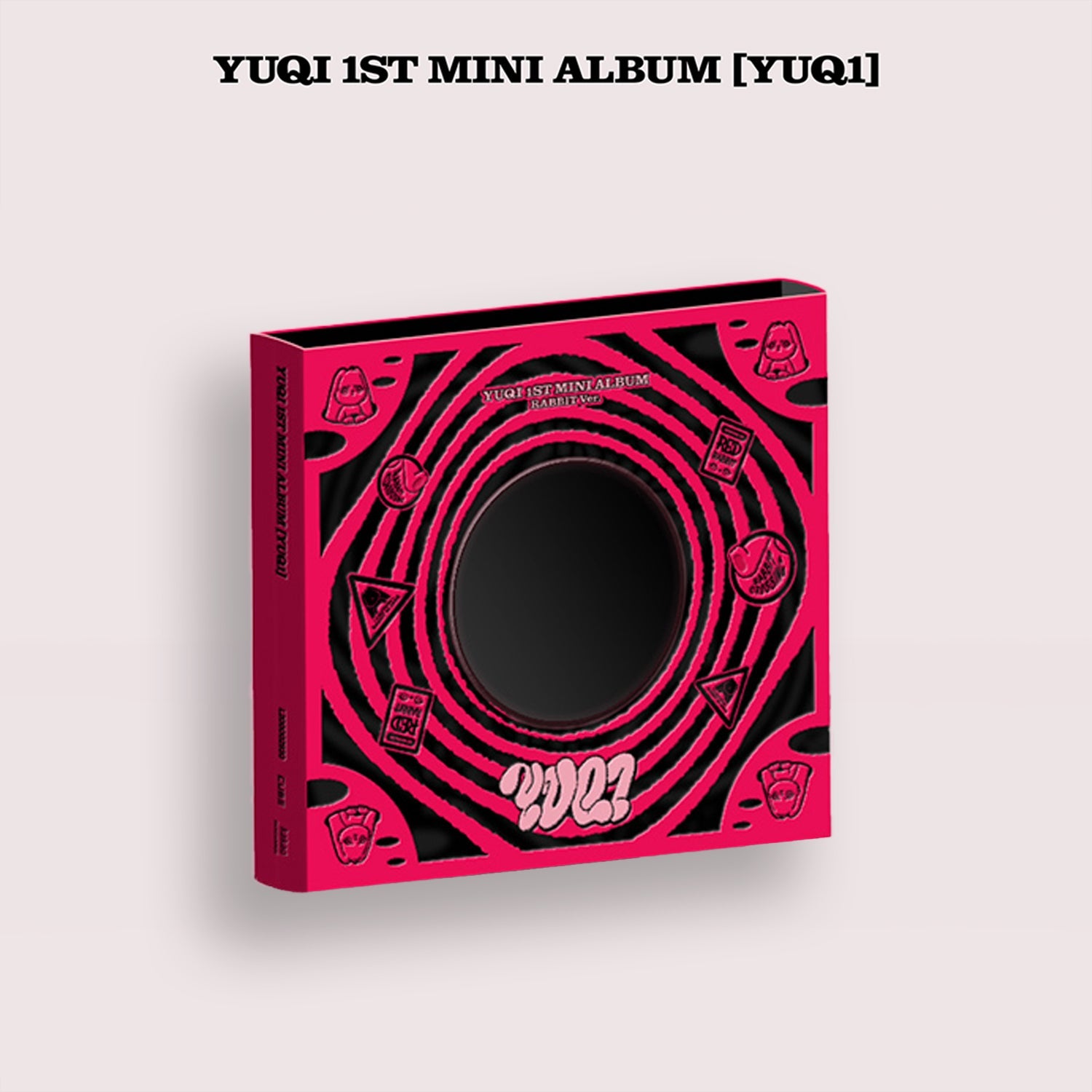 YUQI 1ST MINI ALBUM 'YUQ1' RABBIT VERSION COVER