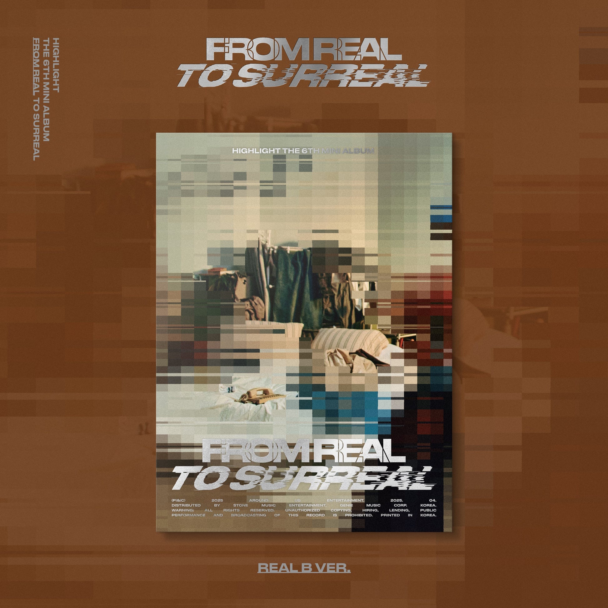 HIGHLIGHT 6TH MINI ALBUM 'FROM REAL TO SURREAL' REAL B VERSION COVER