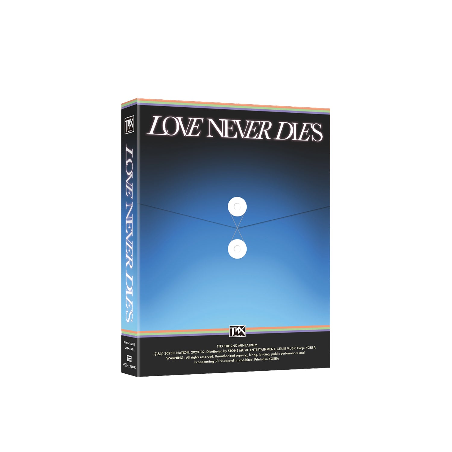 TNX 2ND MINI ALBUM 'LOVE NEVER DIES' RECORD VERSION COVER