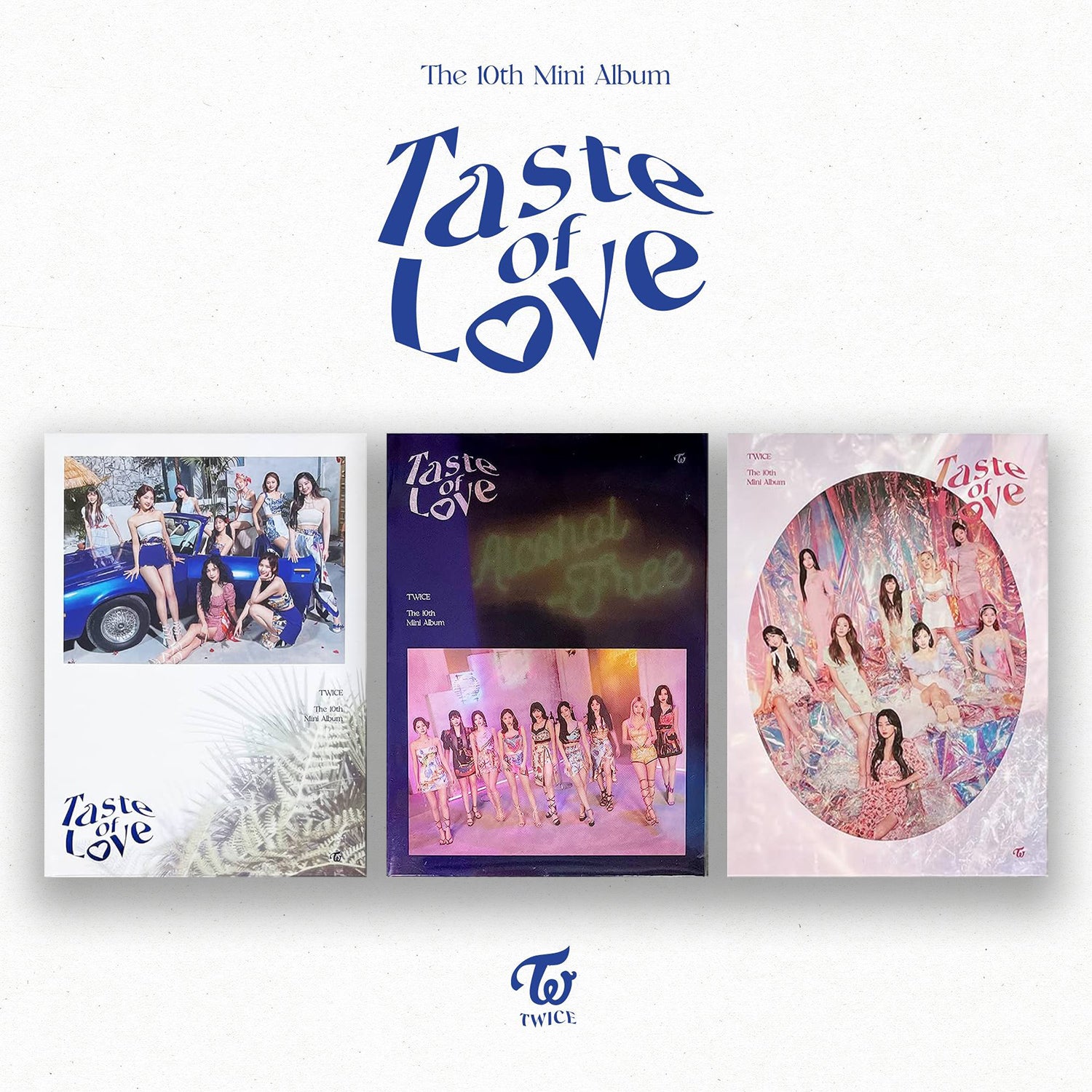 TWICE 10TH MINI ALBUM 'TASTE OF LOVE' SET COVER