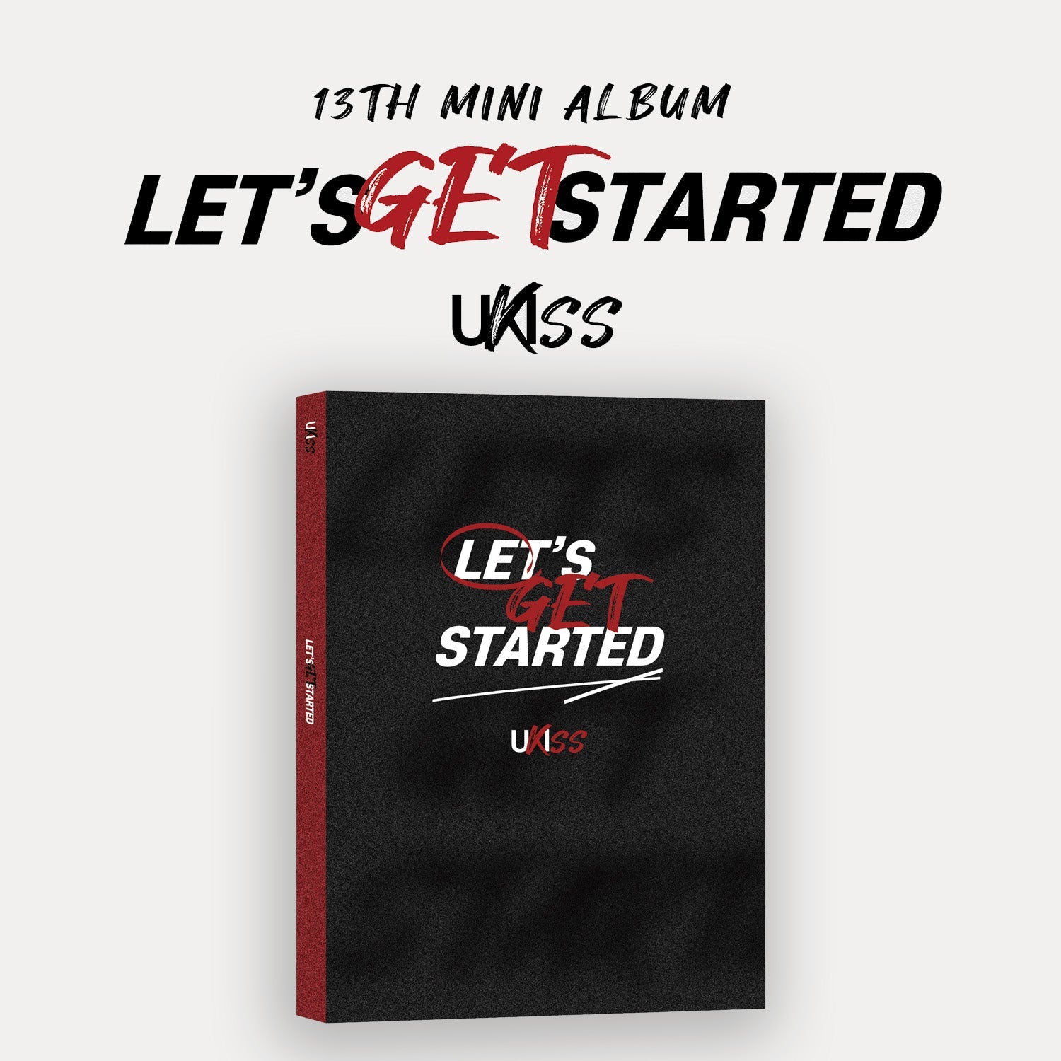 UKISS 13TH MINI ALBUM 'LET'S GET STARTED' SHADOW VERSION COVER